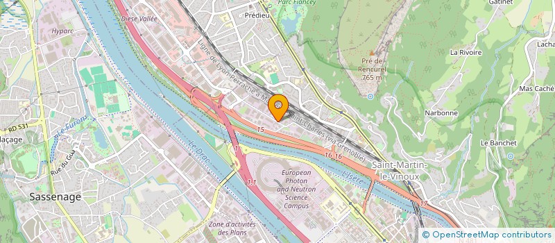 localisation de l'entreprise LA MAISON DE LA PIZZA SANA  SAINT-MARTIN-LE-VINOUX