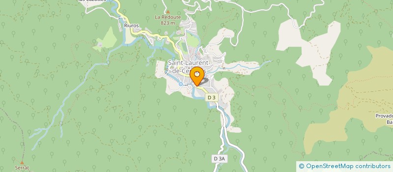 localisation de l'entreprise LA MAISON DE LA PLACETTE  SAINT-LAURENT-DE-CERDANS