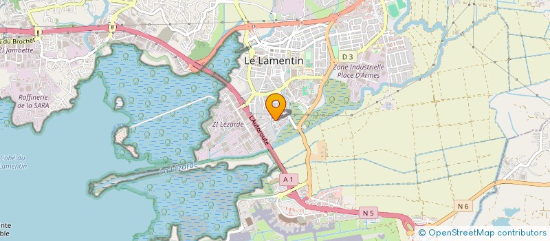 localisation de l'entreprise LA MAISON DE LA POINTE  LE LAMENTIN