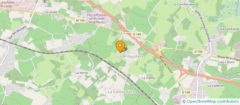 localisation de l'entreprise LA MAISON DE LA POMME  VERTOU