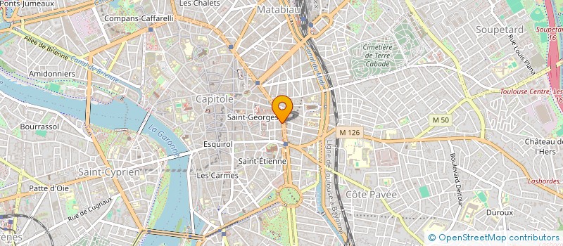 localisation de l'entreprise LA MAISON DE LA PSYCHOLOGIE à TOULOUSE