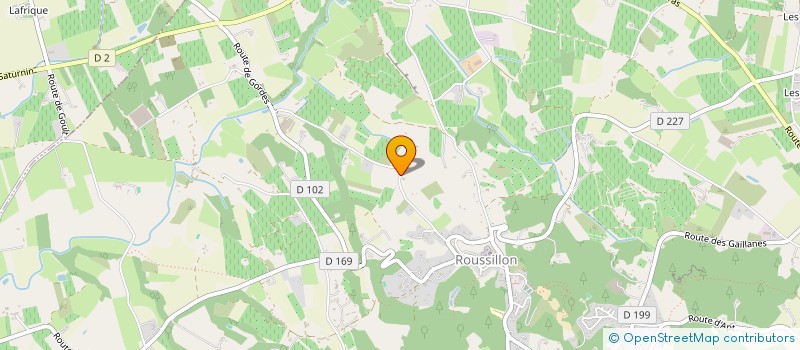 localisation de l'entreprise LA MAISON DE LA REALISATION  ROUSSILLON