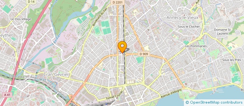 localisation de l'entreprise LA MAISON DE LA SAGESSE à ANNECY