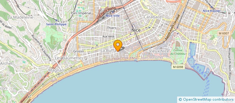 localisation de l'entreprise LA MAISON DE LA SCIENCE à NICE