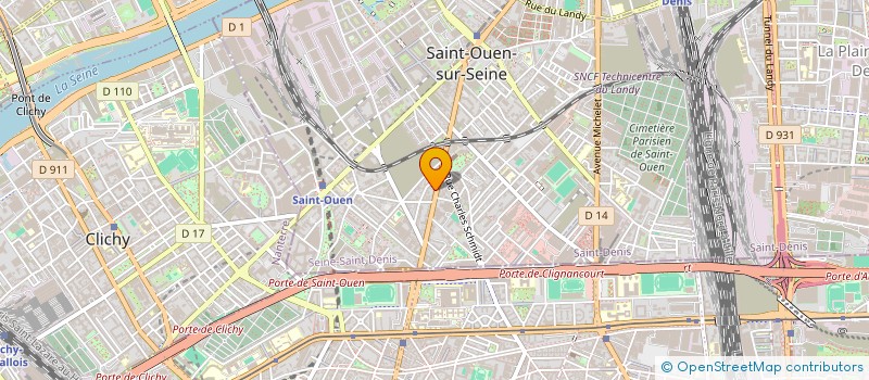 localisation de l'entreprise LA MAISON DE LA SOIE à SAINT-OUEN-SUR-SEINE