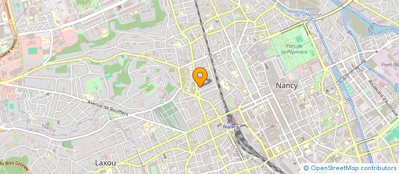 localisation de l'entreprise LA MAISON DE LA SOIE à NANCY