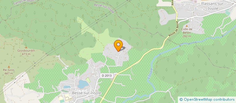 localisation de l'entreprise LA MAISON DE LA TAPENADE - 3 OEUFS  BESSE-SUR-ISSOLE