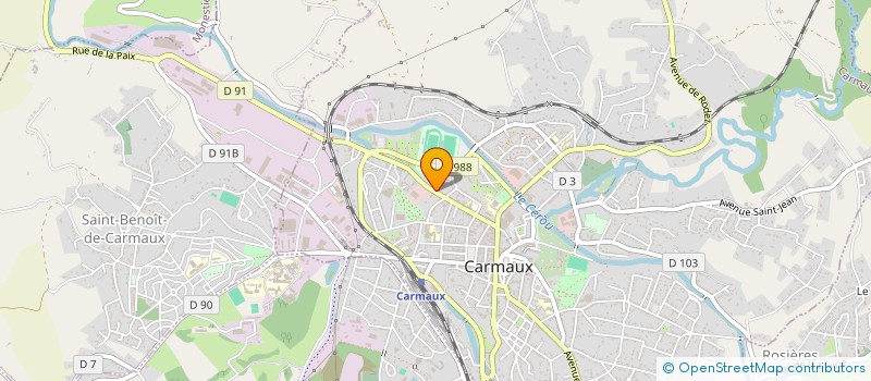 localisation de l'entreprise LA MAISON DE LA TOUR  CARMAUX