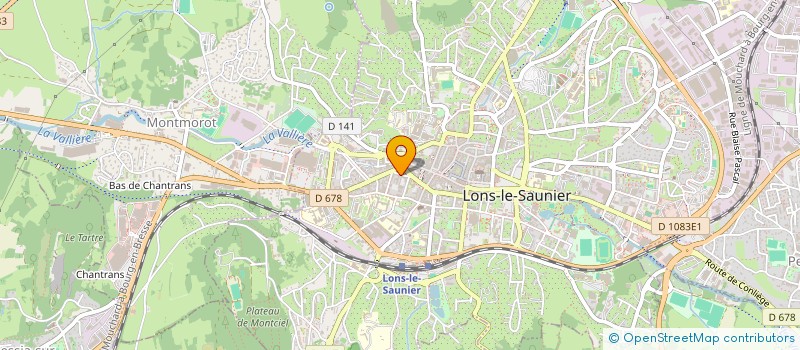 localisation de l'entreprise LA MAISON DE LA VALLIERE  LONS-LE-SAUNIER