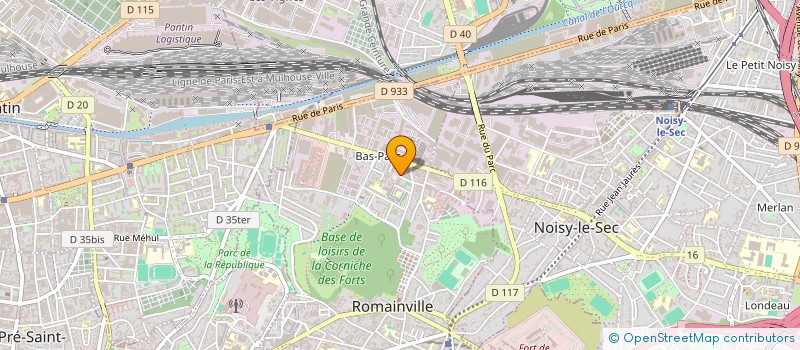 localisation de l'entreprise LA MAISON DE LA VAP à ROMAINVILLE