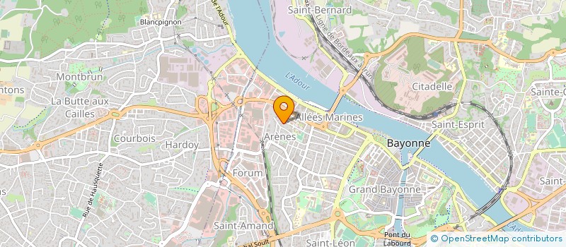 localisation de l'entreprise LA MAISON DE LA VIE CITOYENNE à BAYONNE