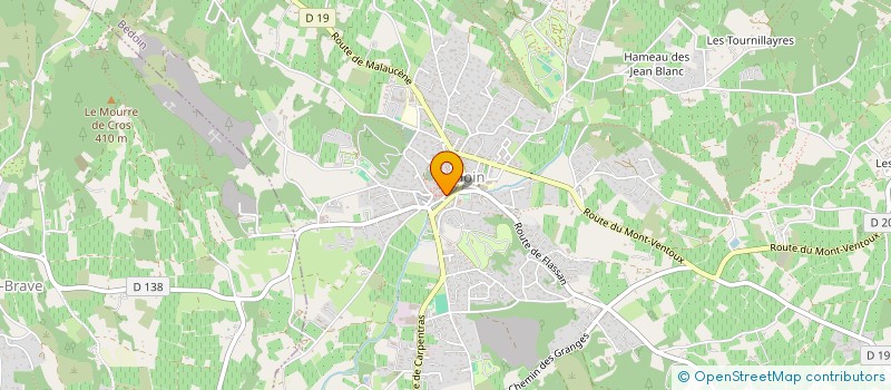 localisation de l'entreprise LA MAISON DE LOLI  BEDOIN