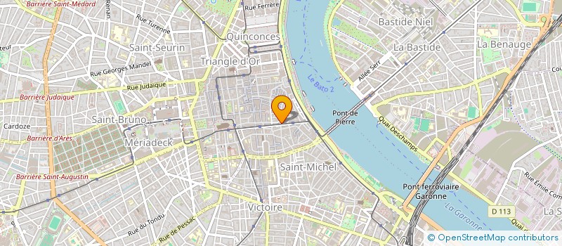 localisation de l'entreprise LA MAISON DE LOUIS  BORDEAUX