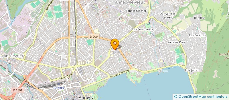 localisation de l'entreprise LA MAISON DE LOYZEAU à ANNECY