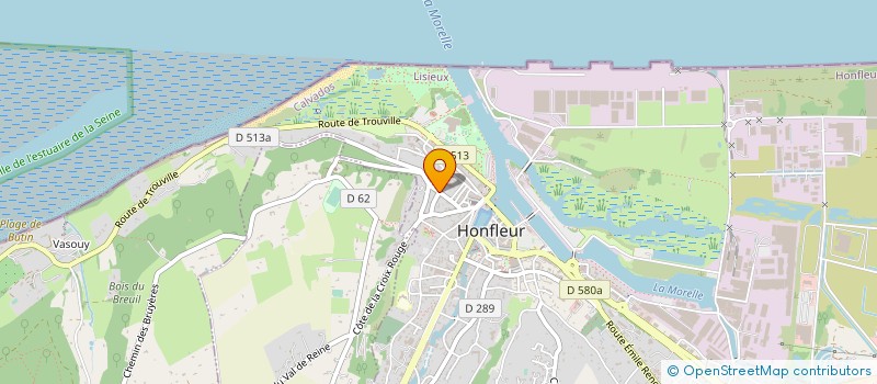 localisation de l'entreprise LA MAISON DE LUCIE à HONFLEUR