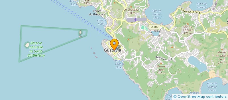 localisation de l'entreprise LA MAISON DE LUI à SAINT-BARTHELEMY