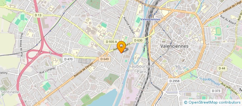 localisation de l'entreprise LA MAISON DE MAM'JO  VALENCIENNES