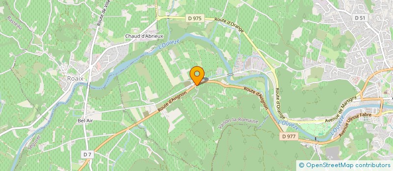 localisation de l'entreprise LA MAISON DE MARCEL  VAISON-LA-ROMAINE