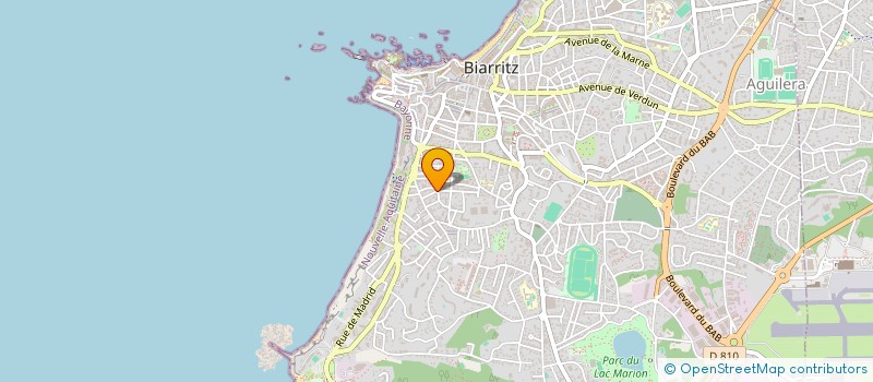 localisation de l'entreprise LA MAISON DE MARCEL à BIARRITZ