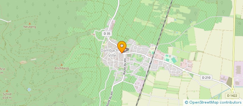 localisation de l'entreprise LA MAISON DE MARCEL  DAMBACH-LA-VILLE