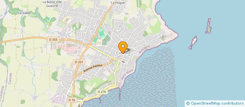 localisation de l'entreprise LA MAISON DE MARIE LEVASLOT à CANCALE