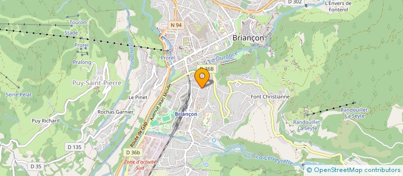 localisation de l'entreprise LA MAISON DE MARTHE  BRIANCON