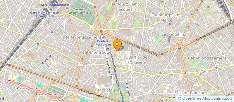 localisation de l'entreprise LA MAISON DE MARTHE ET MARIE à PARIS