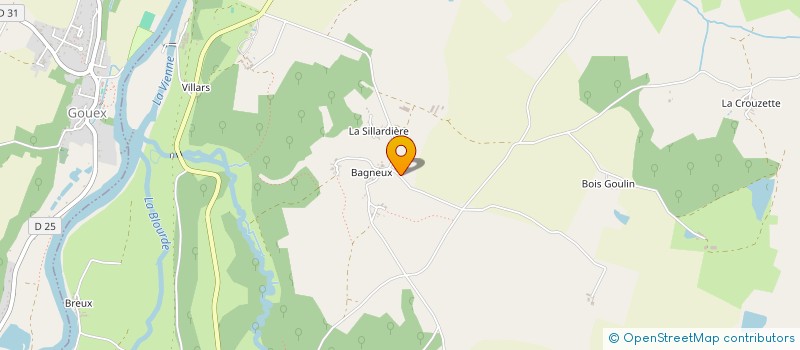 localisation de l'entreprise LA MAISON DE MARYSE à PERSAC