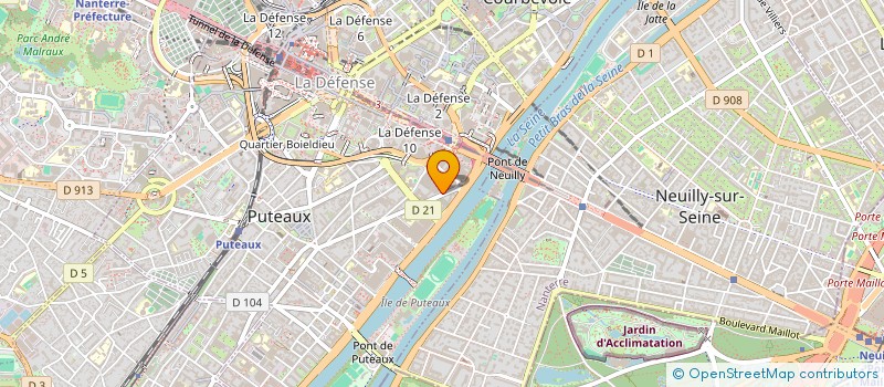 localisation de l'entreprise LA MAISON DE MATHIS à PUTEAUX