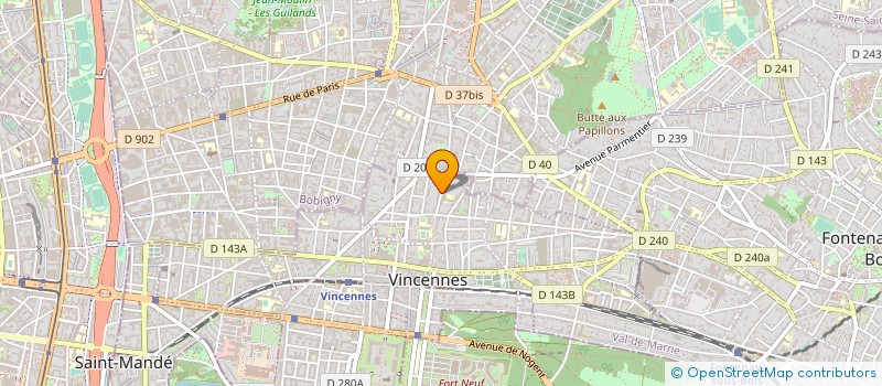 localisation de l'entreprise LA MAISON DE MELANIE à VINCENNES