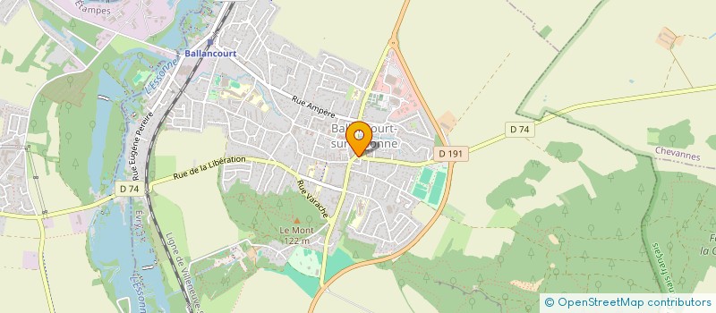 localisation de l'entreprise LA MAISON DE MELUSINE à BALLANCOURT-SUR-ESSONNE