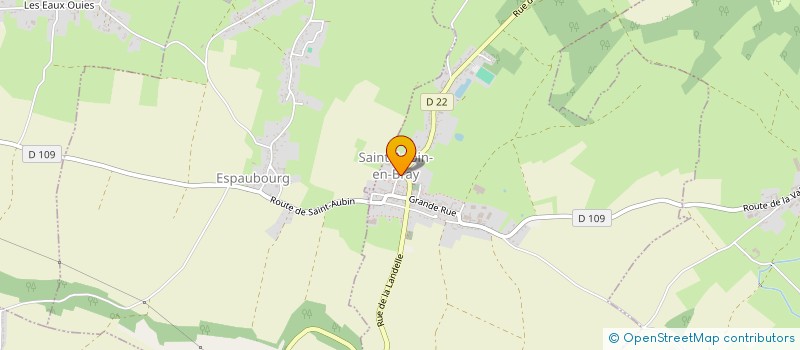 localisation de l'entreprise LA MAISON DE MENOTTI  SAINT-AUBIN-EN-BRAY