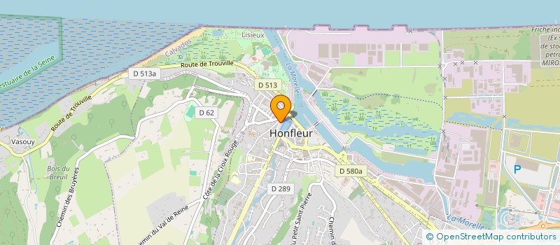 localisation de l'entreprise LA MAISON DE MERE GRAND à HONFLEUR