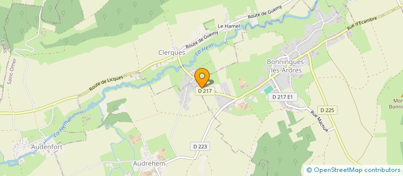 localisation de l'entreprise LA MAISON DE MIEUX-ETRE L'ESSENTIEL  CLERQUES