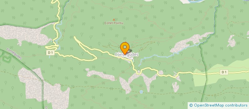 localisation de l'entreprise LA MAISON DE MINA  CONSEGUDES