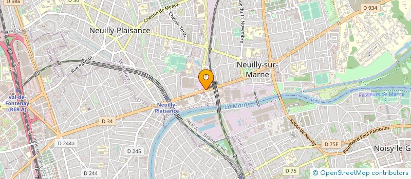 localisation de l'entreprise LA MAISON DE MISS à NEUILLY-SUR-MARNE