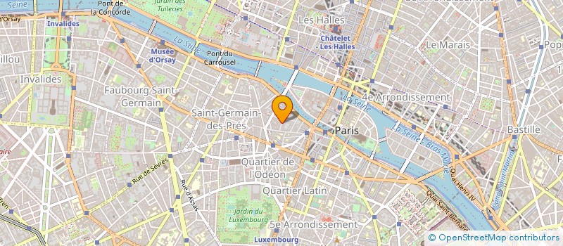 localisation de l'entreprise LA MAISON DE MOLIERE  PARIS