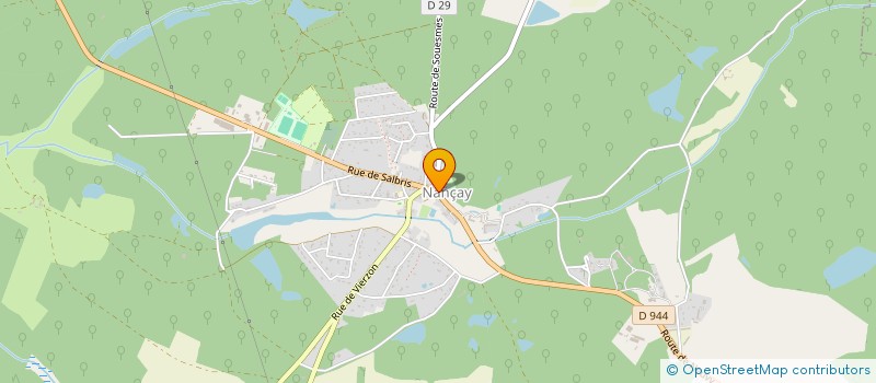 localisation de l'entreprise LA MAISON DE NANCAY  NANCAY