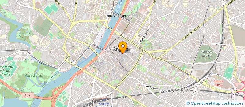 localisation de l'entreprise LA MAISON DE NICOLAS à ANGERS