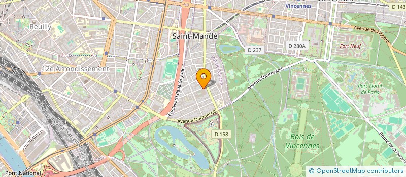 localisation de l'entreprise LA MAISON DE NOS ENFANTS à SAINT-MANDE