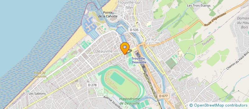 localisation de l'entreprise LA MAISON DE NOS ENFANTS DEAUVILLE - TROUVILLE  DEAUVILLE