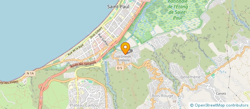localisation de l'entreprise LA MAISON DE NOS GRANDS-PARENTS à SAINT-PAUL