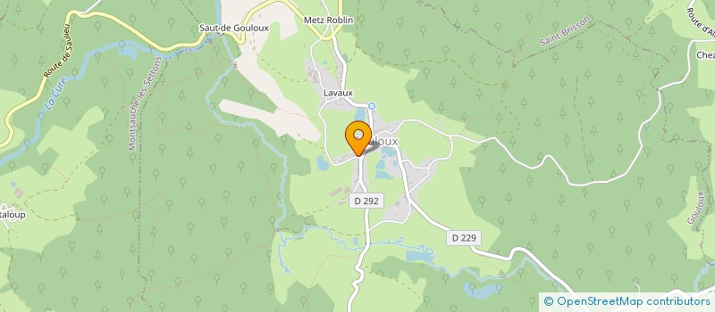 localisation de l'entreprise LA MAISON DE NOUCHE  GOULOUX