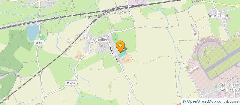 localisation de l'entreprise LA MAISON DE NOUS  BROUVILLER