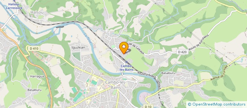 localisation de l'entreprise LA MAISON DE OIHANA  CAMBO-LES-BAINS