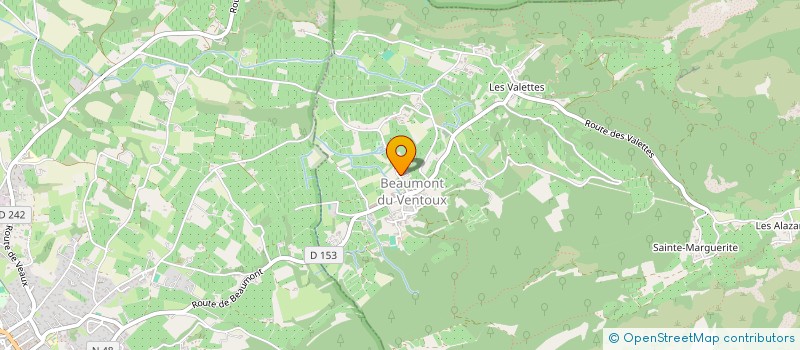 localisation de l'entreprise LA MAISON DE PIOLON  BEAUMONT-DU-VENTOUX