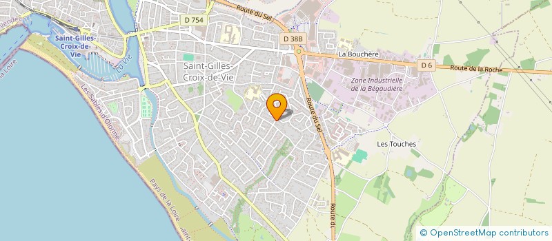 localisation de l'entreprise LA MAISON DE POPPY (LMDP) à SAINT-GILLES-CROIX-DE-VIE