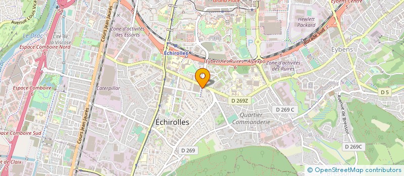 localisation de l'entreprise LA MAISON DE PRIERE DE TOUTES LES NATIONS (MPN) à ECHIROLLES