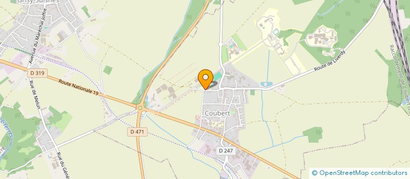 localisation de l'entreprise LA MAISON DE RETRAITE DE COUBERT  COUBERT