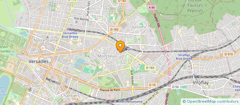 localisation de l'entreprise LA MAISON DE RIEG à VERSAILLES